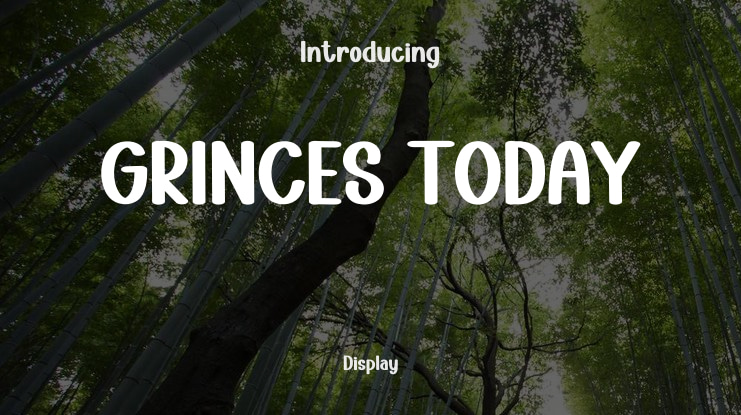 GRINCES TODAY Font