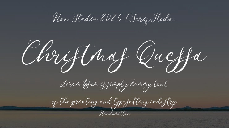 Christmas Quessa Font