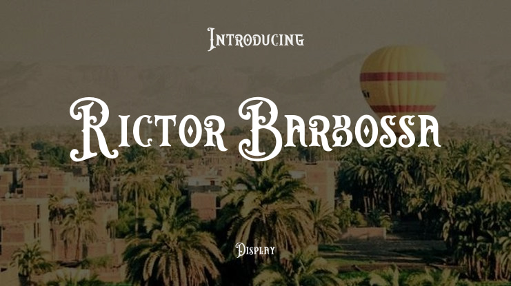 Rictor Barbossa Font