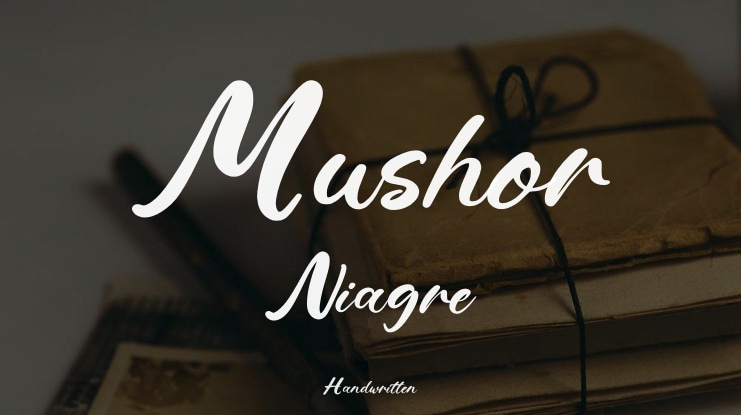 Mushor Niagre Font