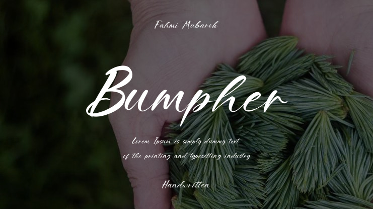 Bumpher Font