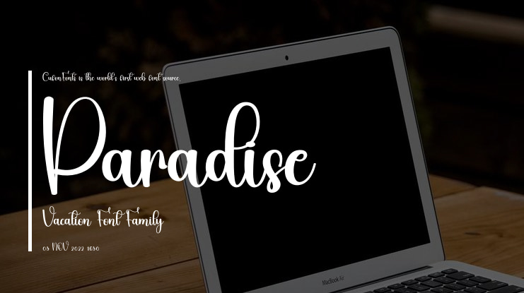 Paradise Vacation Font