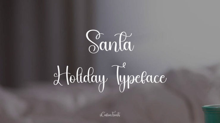 Santa Holiday Font