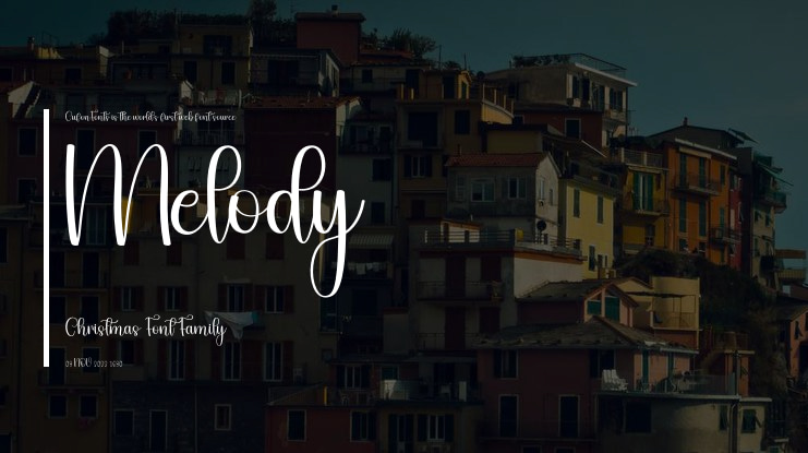 Melody Christmas Font