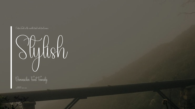 Stylish Veronicha Font
