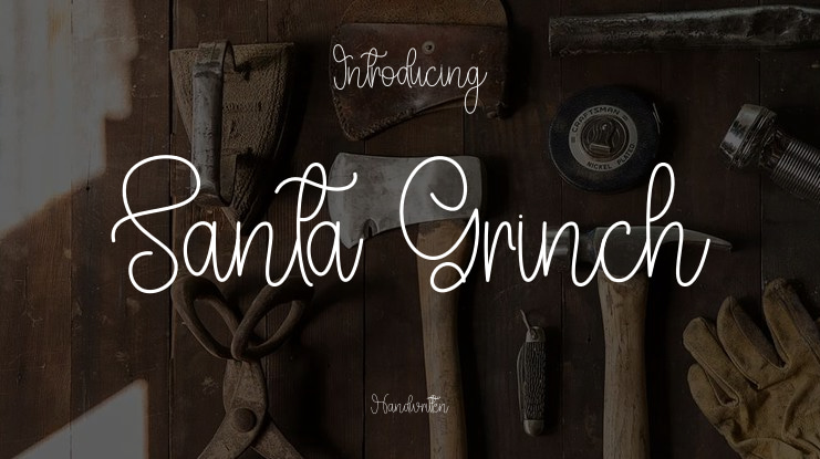 Santa Grinch Font