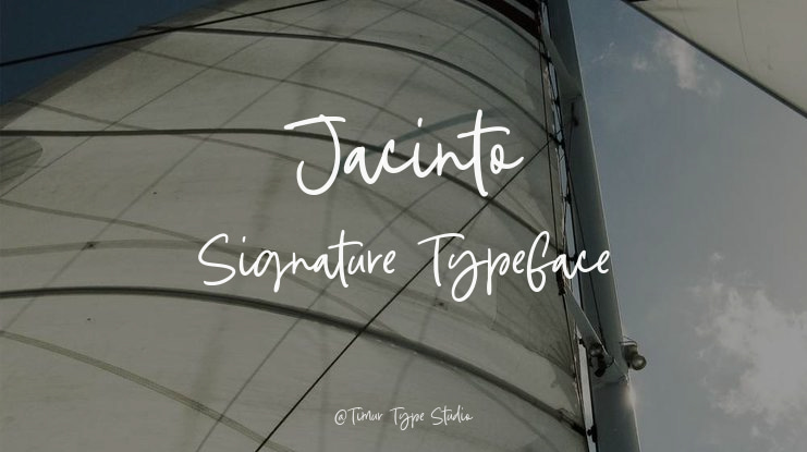 Jacinto Signature Font