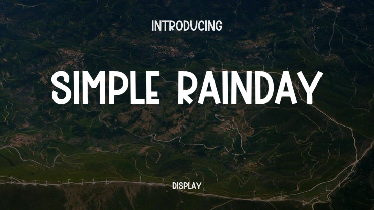 Simple Rainday Font