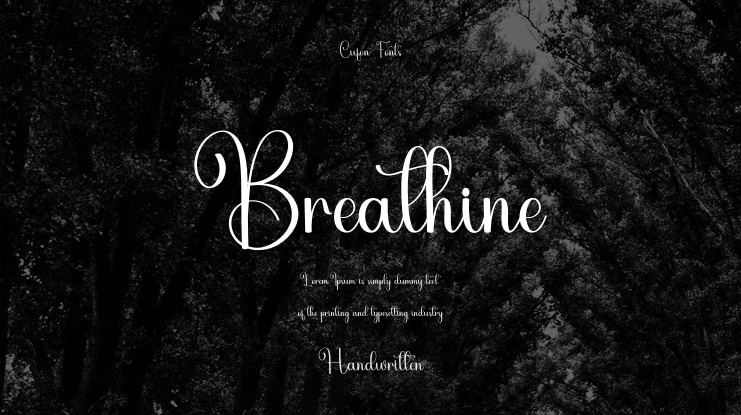 Breathine Font