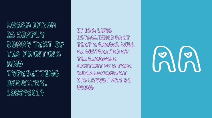 Denne Puffy Hearts Font