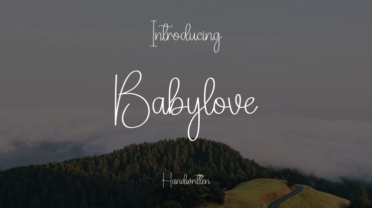 Babylove Font
