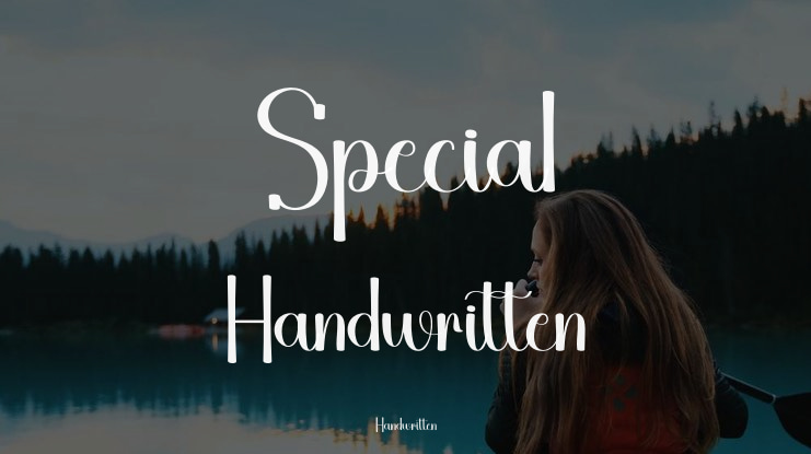 Special Handwritten Font