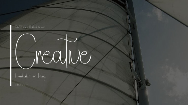 Creative Handwritten Font