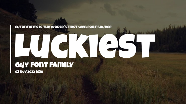 Luckiest Guy Font