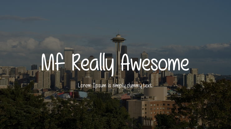 Mf Really Awesome Font
