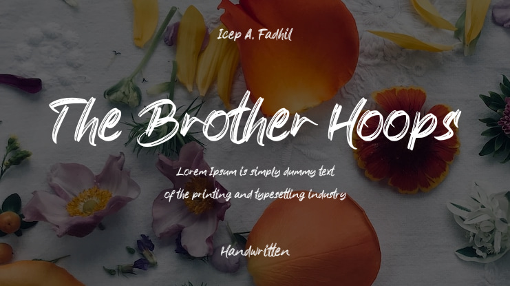 The Brother Hoops Font