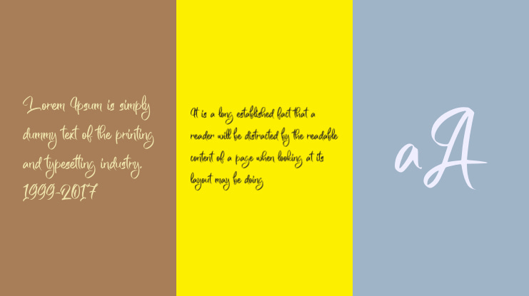 The Restight Script Font