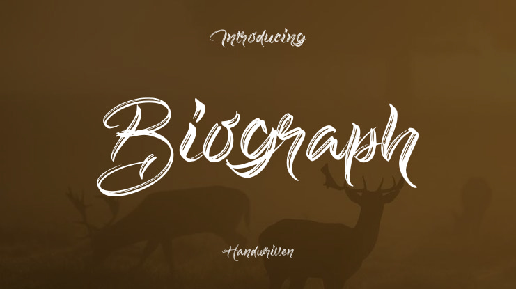 Biograph Font