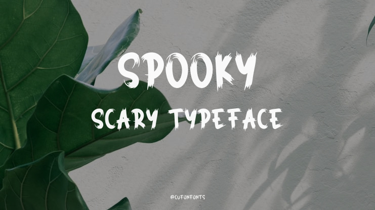 Spooky Scary Font