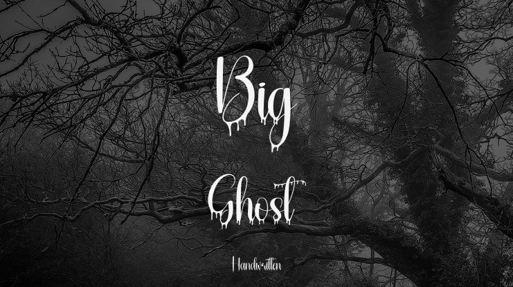 Big Ghost Font
