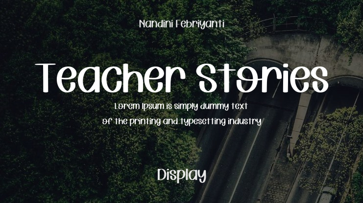 Teacher Stories Font