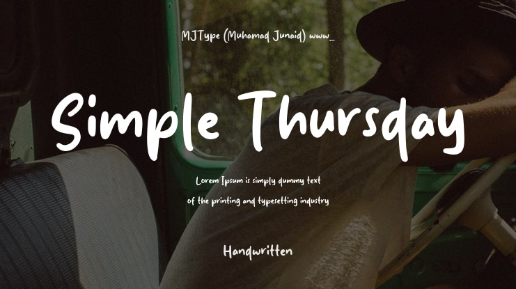 Simple Thursday Font