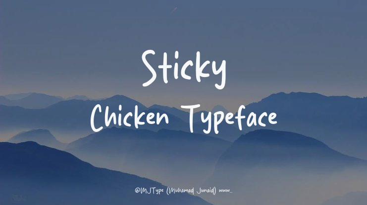 Sticky Chicken Font