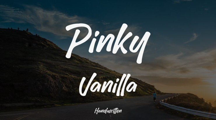 Pinky Vanilla Font
