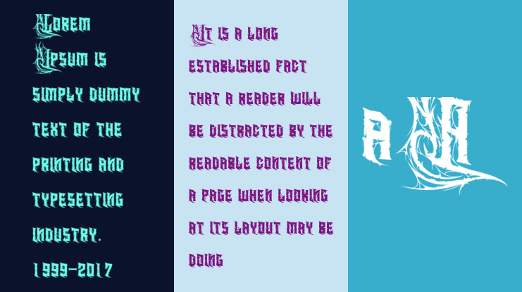 Heavytal-Personal use Font