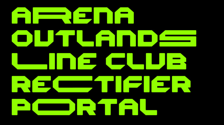 Alphatron Futuristic Font