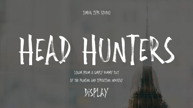 Head Hunters Font