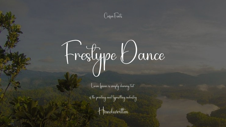 Frestype Dance Font