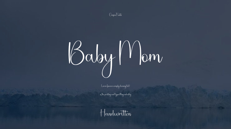 Baby Mom Font