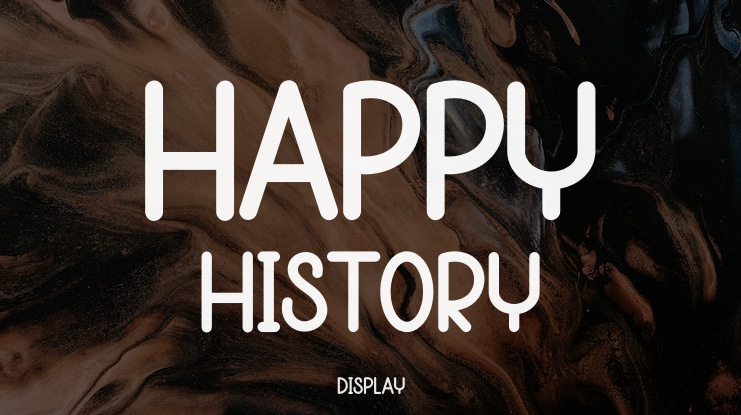 Happy History Font