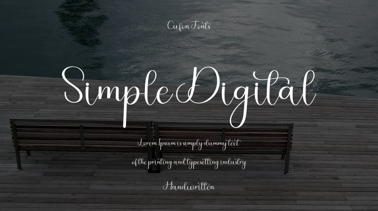 Simple Digital Font