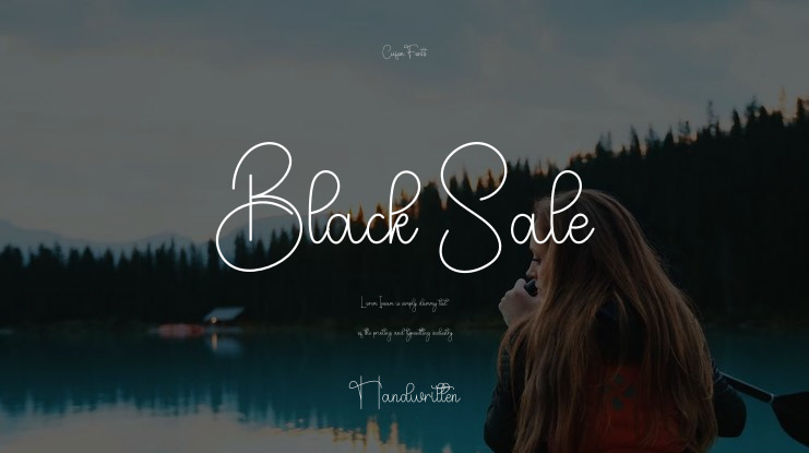 Black Sale Font