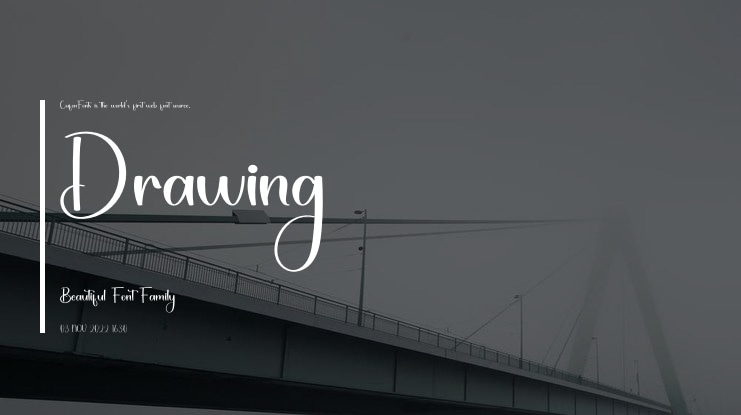 Drawing Beautiful Font