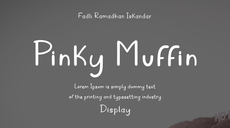 Pinky Muffin Font
