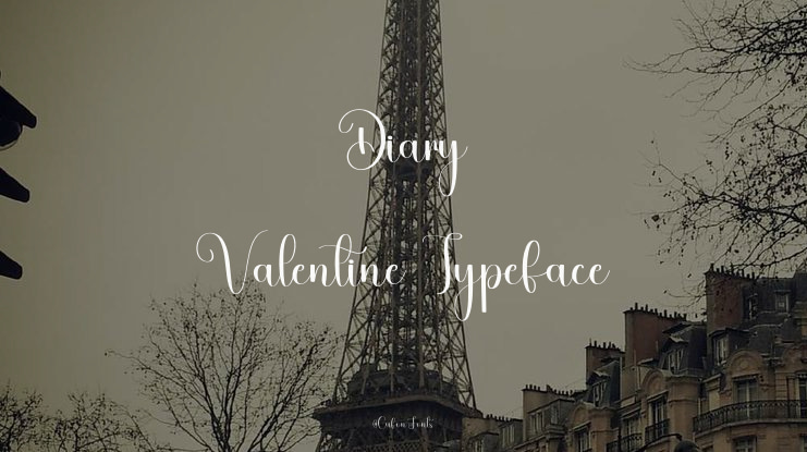 Diary Valentine Font