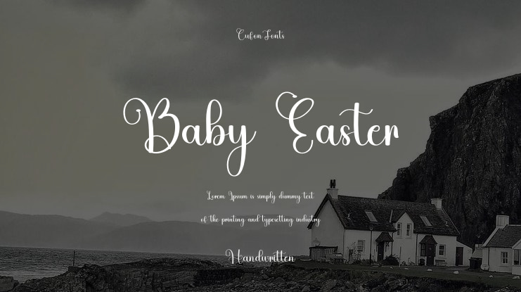 Baby Easter Font