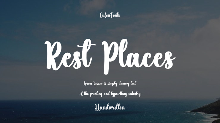 Rest Places Font