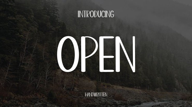 OPEN Font
