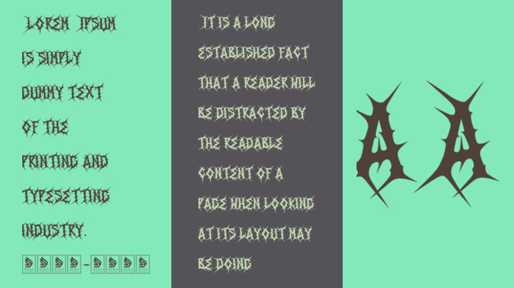Thorn Oath Font