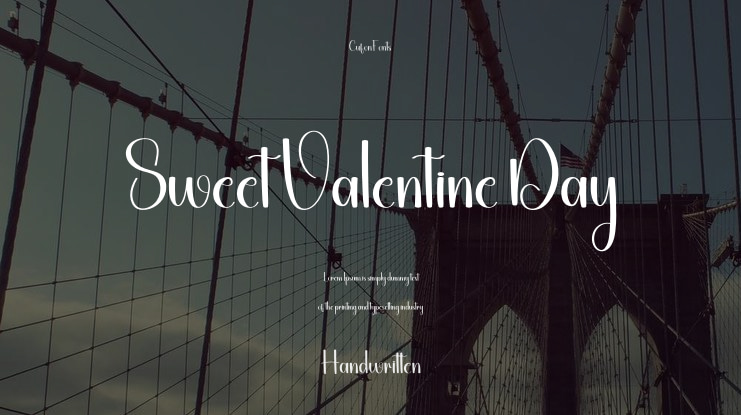 Sweet Valentine Day Font