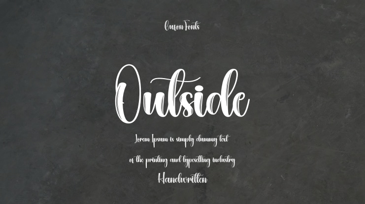 Outside Font