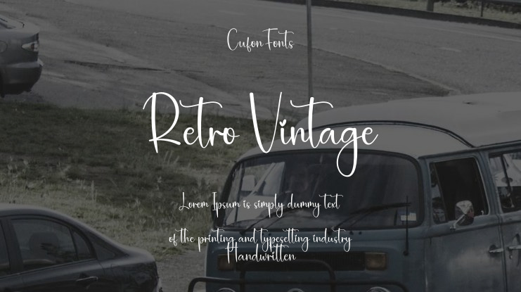 Retro Vintage Font