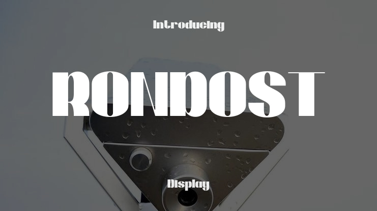 RONDOST Font
