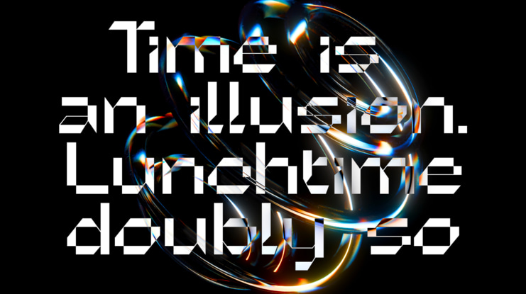 Microbots Futuristic Font