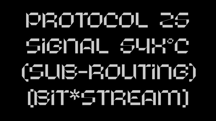 Microbots Futuristic Font