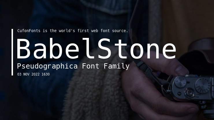 BabelStone Pseudographica Font